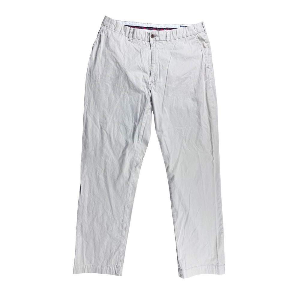 Polo Golf Ralph Lauren Mens Chino Pants Beige Cotton Twill Stretch 36x34